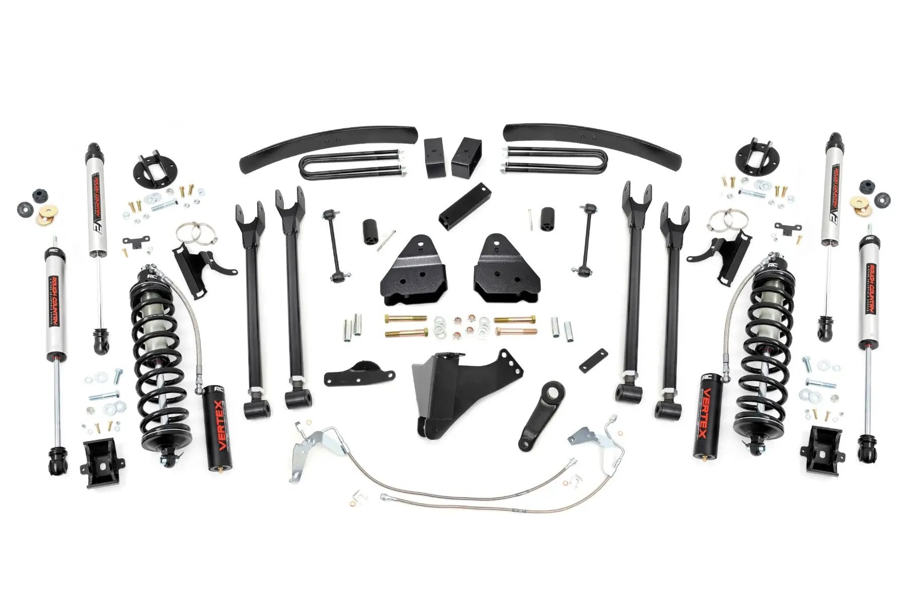 6 Inch Lift Kit | Diesel | 4 Link | C/O V2 | Ford F-250/F-350 Super Duty (08-10) by Rough Country