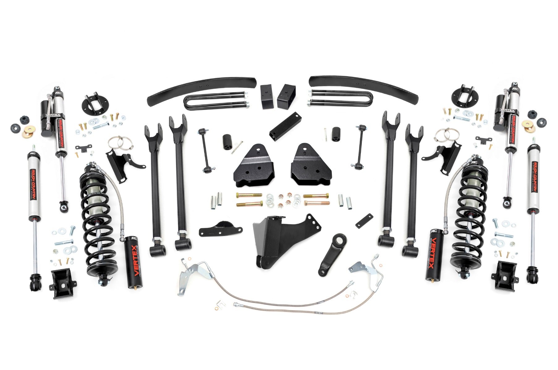 6 Inch Lift Kit | Diesel | 4 Link | C/O Vertex | Ford F-250/F-350 Super Duty (08-10) by Rough Country