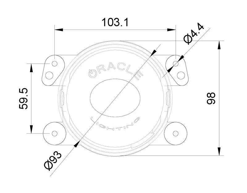 ORACLE Lighting Jeep JK/JL/JT High Performance 20W LED Fog Lights by Oracle Lighting