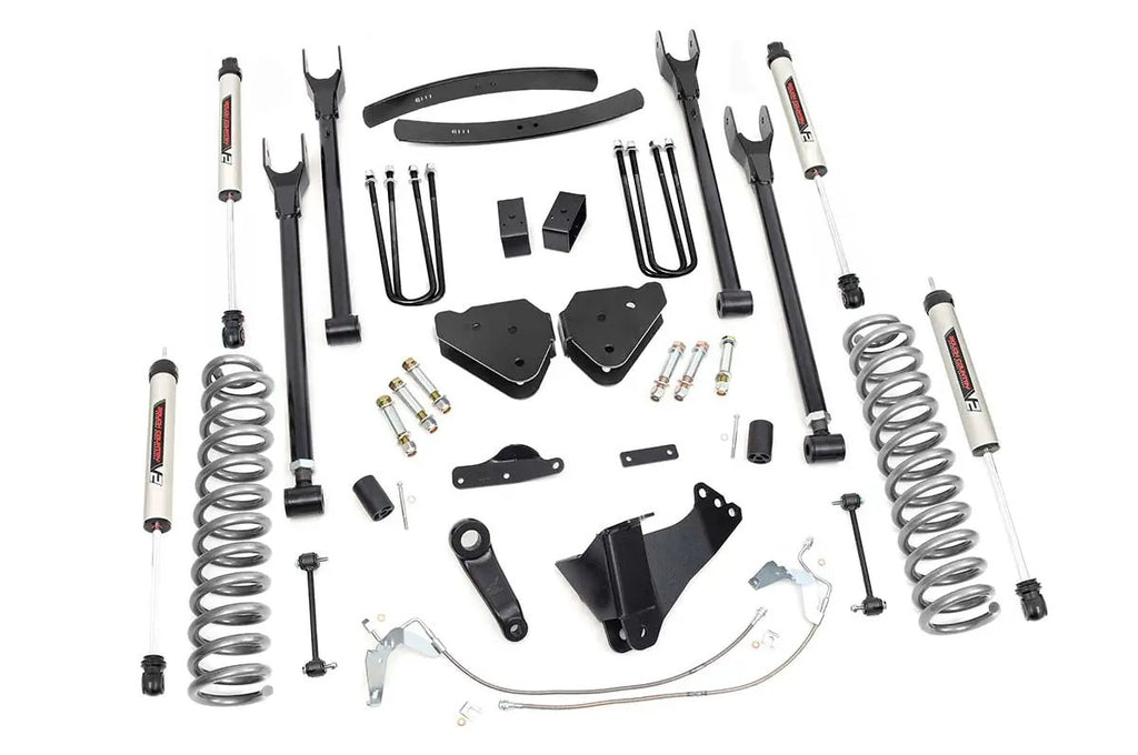6 Inch Lift Kit | Diesel | 4 Link | V2 | Ford F-250/F-350 Super Duty (08-10) by Rough Country