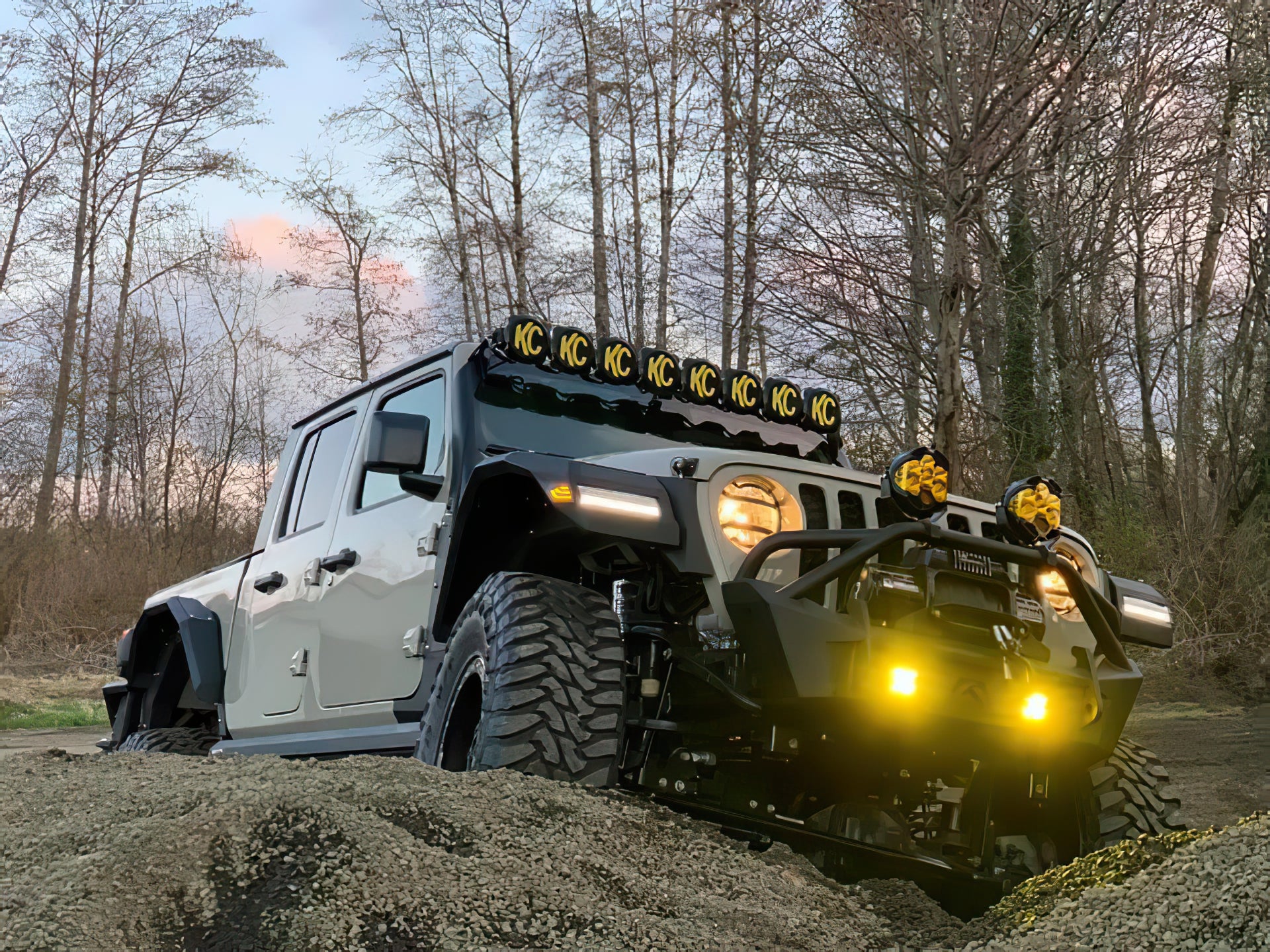 ORACLE Lighting Jeep Wrangler JL/Gladiator JT Smoked Lens LED Front Sidemarkers by Oracle Lighting