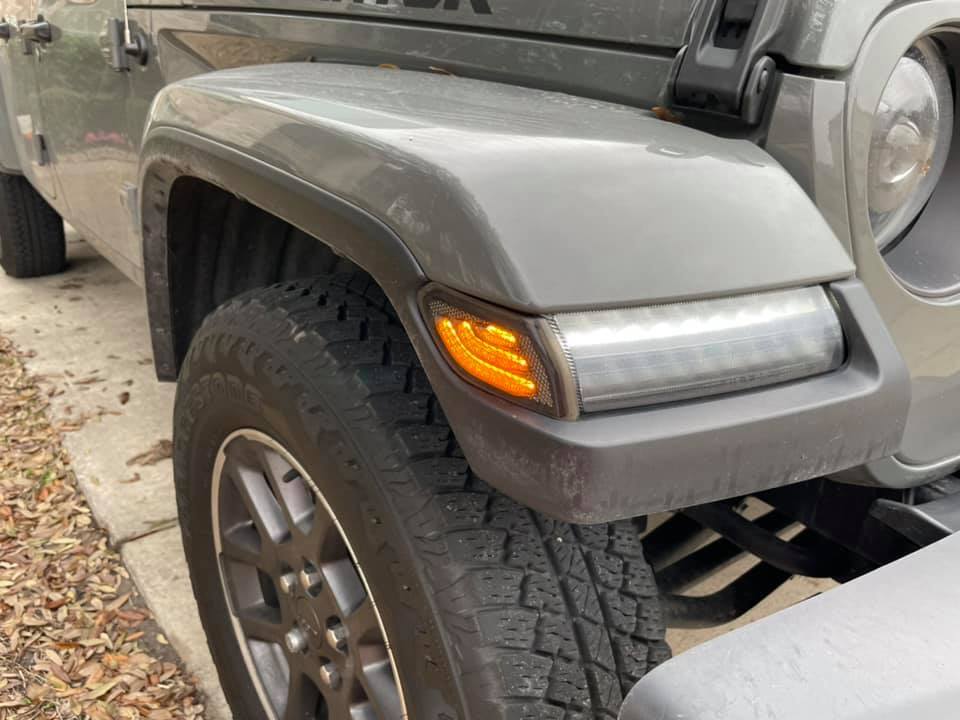 ORACLE Lighting Jeep Wrangler JL/Gladiator JT Smoked Lens LED Front Sidemarkers by Oracle Lighting
