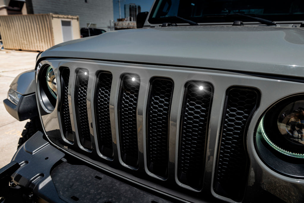 ORACLE Lighting Pre-Runner Style LED Grill Kit for Jeep Wrangler JL by Oracle Lighting