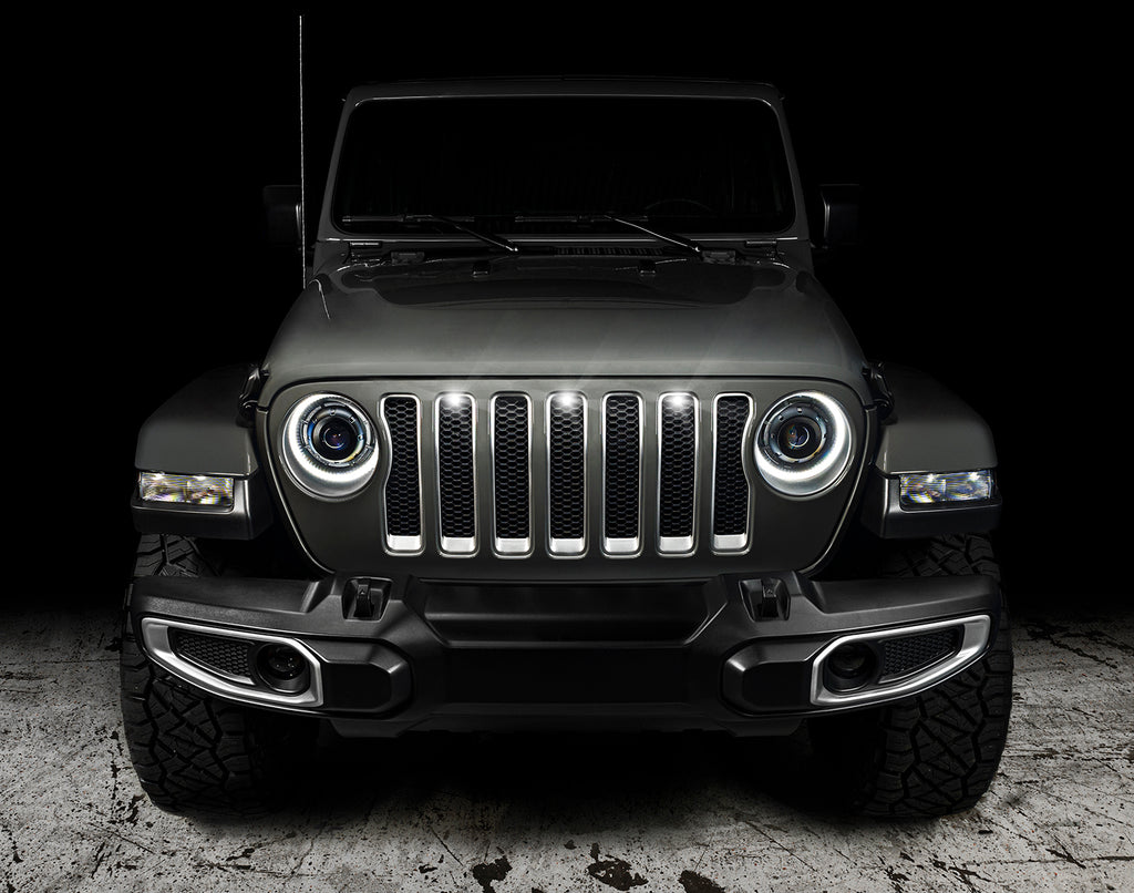 ORACLE Lighting Pre-Runner Style LED Grill Kit for Jeep Wrangler JL by Oracle Lighting