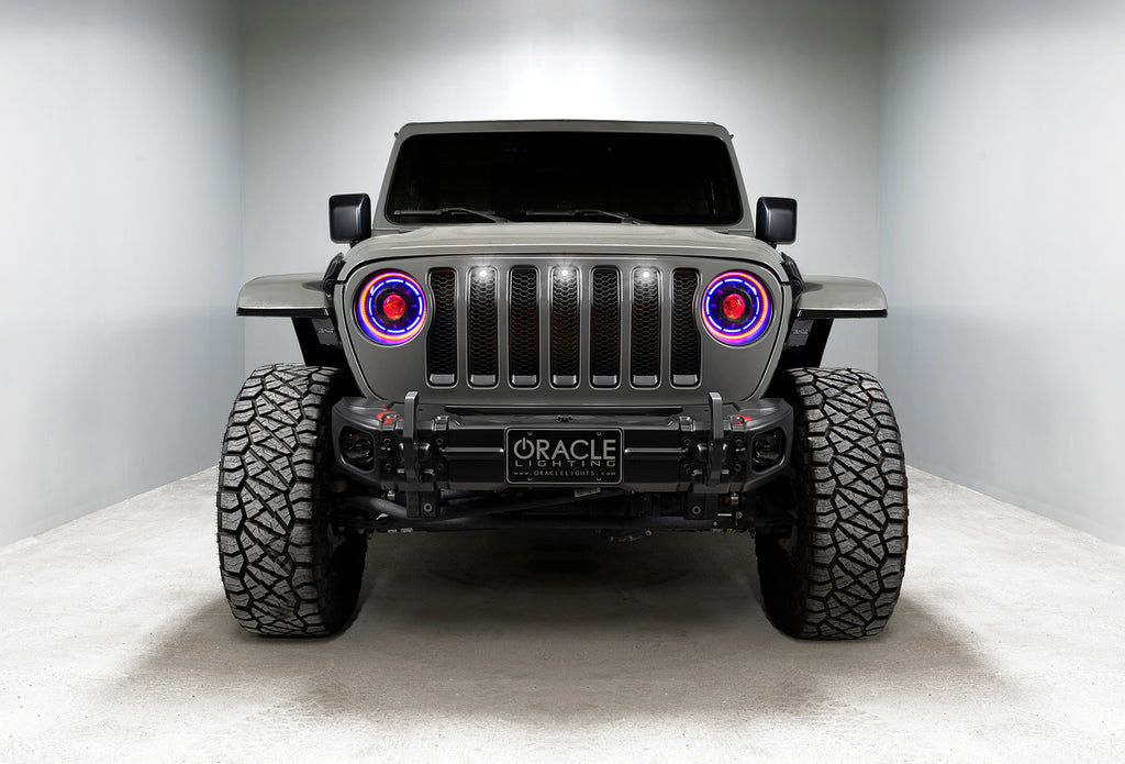 ORACLE Lighting Pre-Runner Style LED Grill Kit for Jeep Wrangler JL by Oracle Lighting