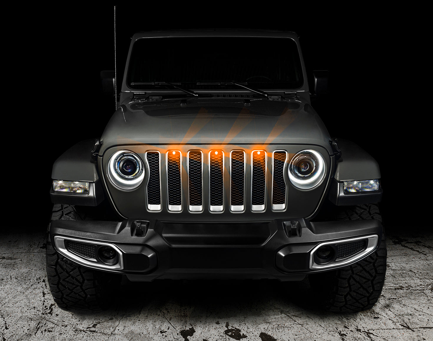 ORACLE Lighting Pre-Runner Style LED Grill Kit for Jeep Gladiator JT by Oracle Lighting