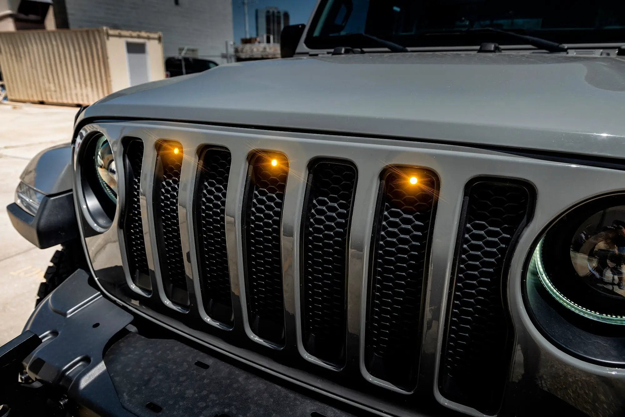 ORACLE Lighting Pre-Runner Style LED Grill Kit for Jeep Gladiator JT by Oracle Lighting