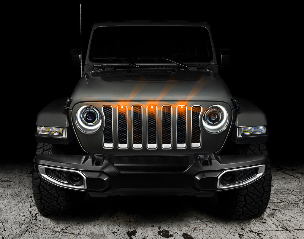 ORACLE Lighting Pre-Runner Style LED Grill Kit for Jeep Gladiator JT by Oracle Lighting
