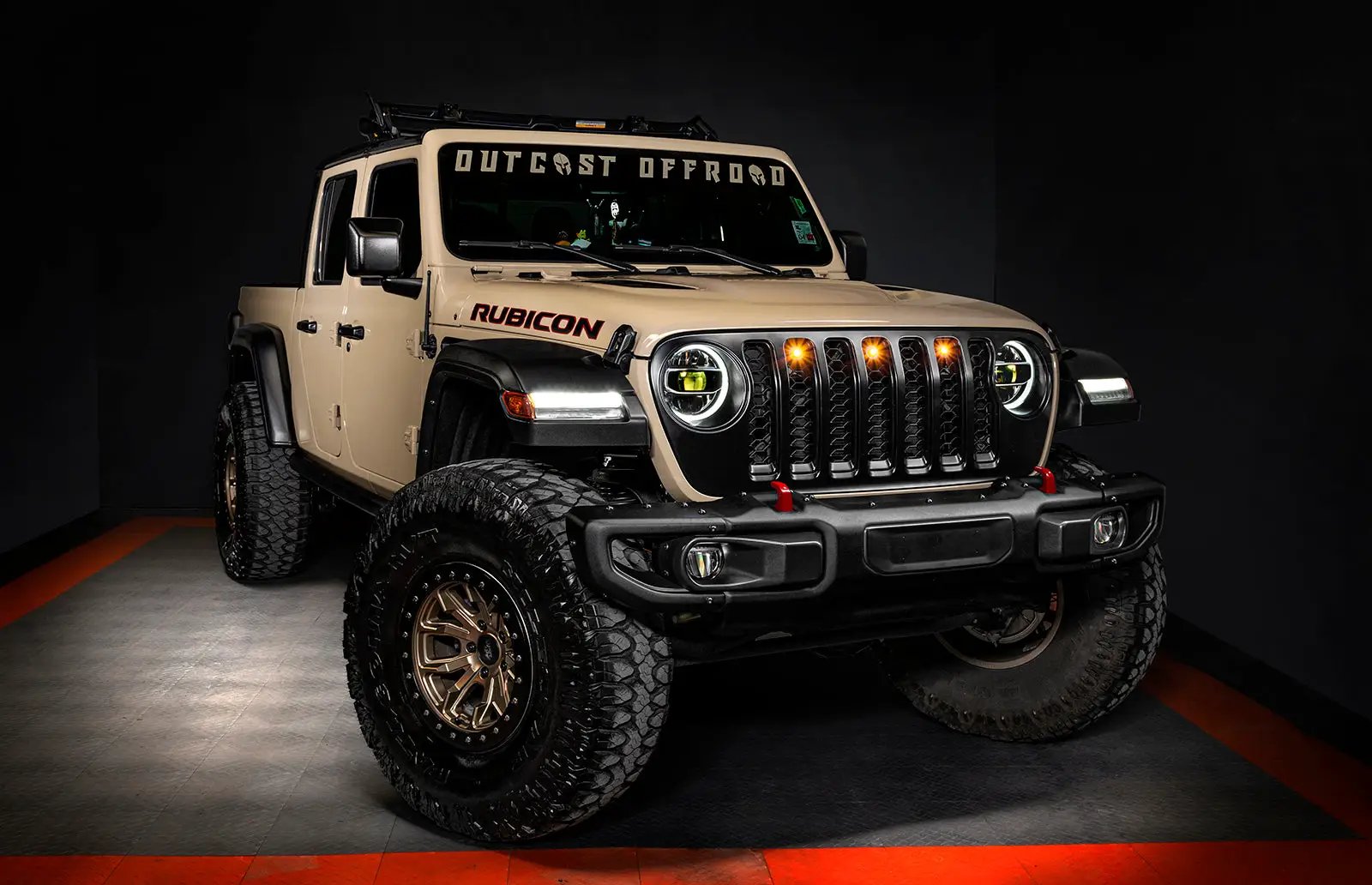 ORACLE Lighting Pre-Runner Style LED Grill Kit for Jeep Gladiator JT by Oracle Lighting