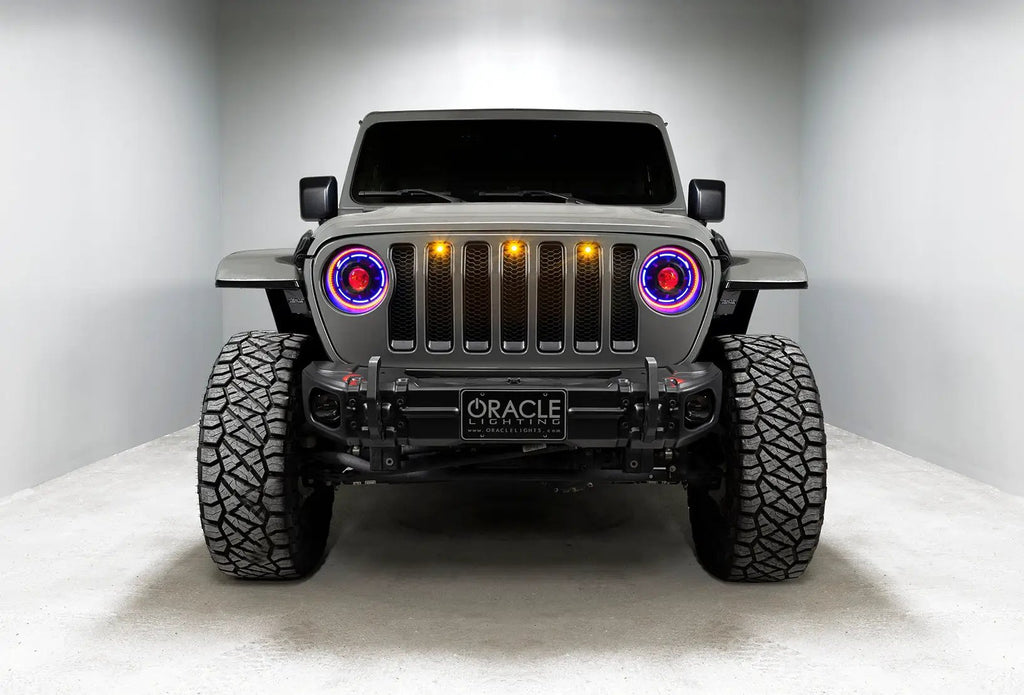 ORACLE Lighting Pre-Runner Style LED Grill Kit for Jeep Gladiator JT by Oracle Lighting