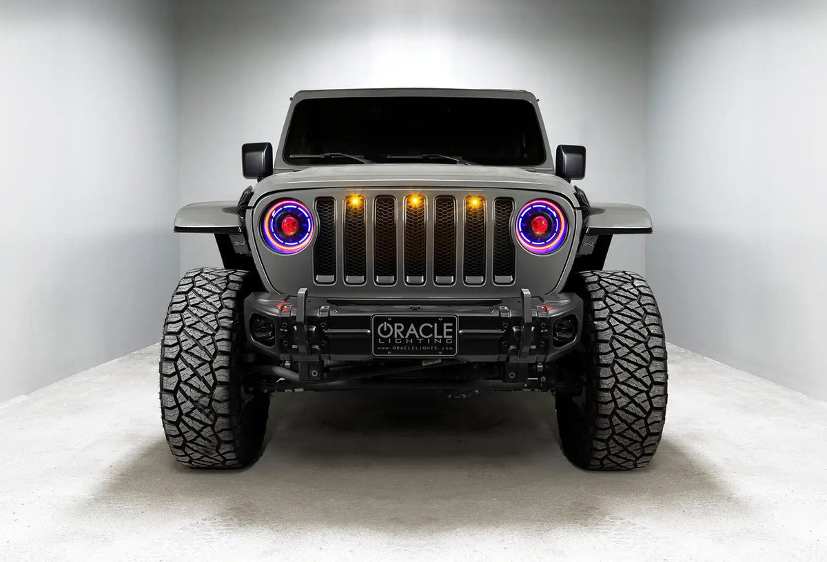 ORACLE Lighting Pre-Runner Style LED Grill Kit for Jeep Gladiator JT by Oracle Lighting