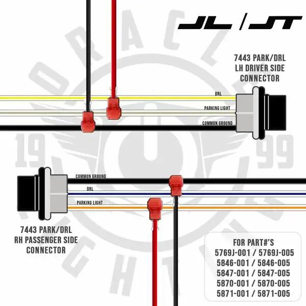 ORACLE Lighting Pre-Runner Style LED Grill Kit for Jeep Gladiator JT by Oracle Lighting