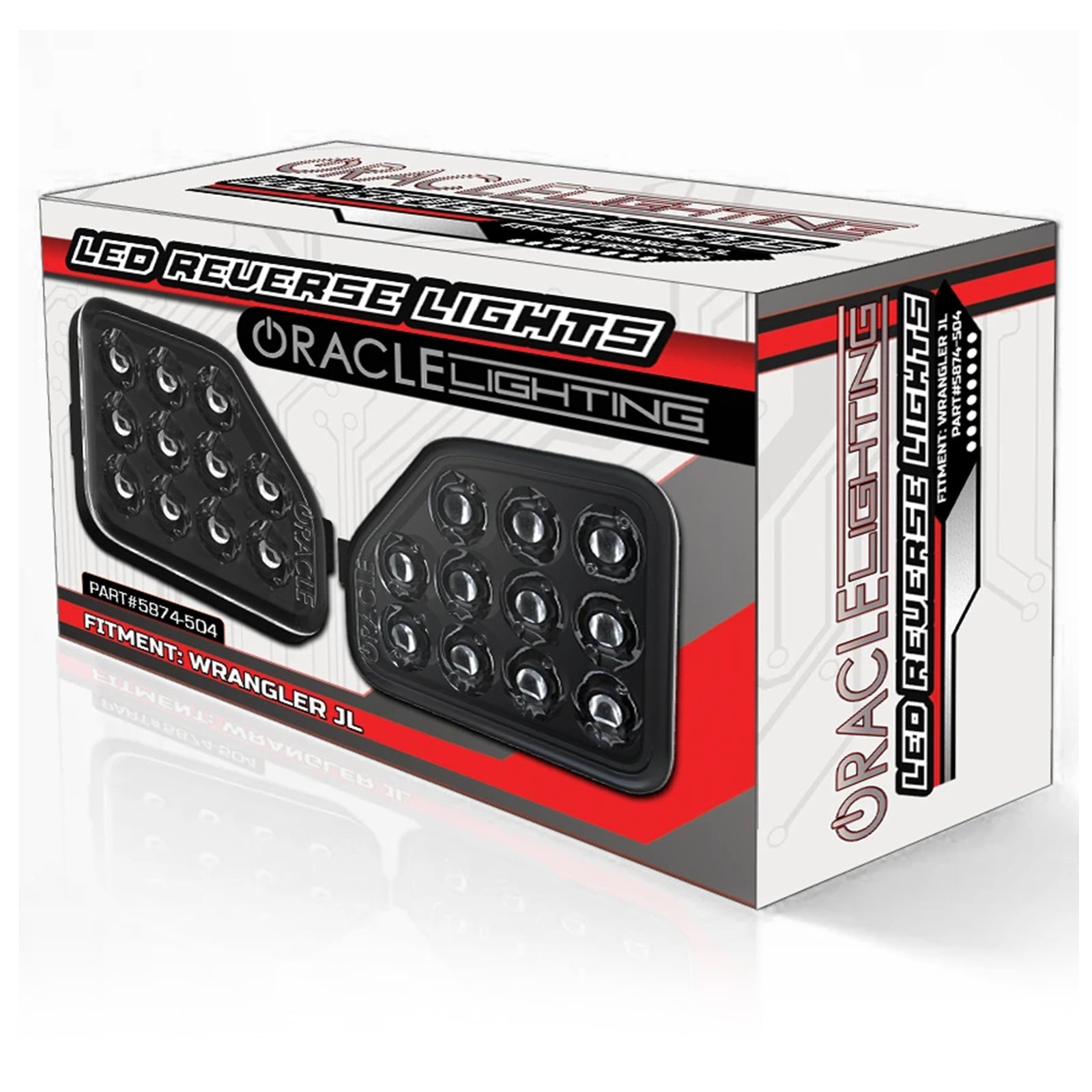 ORACLE Lighting Rear Bumper LED Reverse Lights for Jeep Wrangler JL by Oracle Lighting