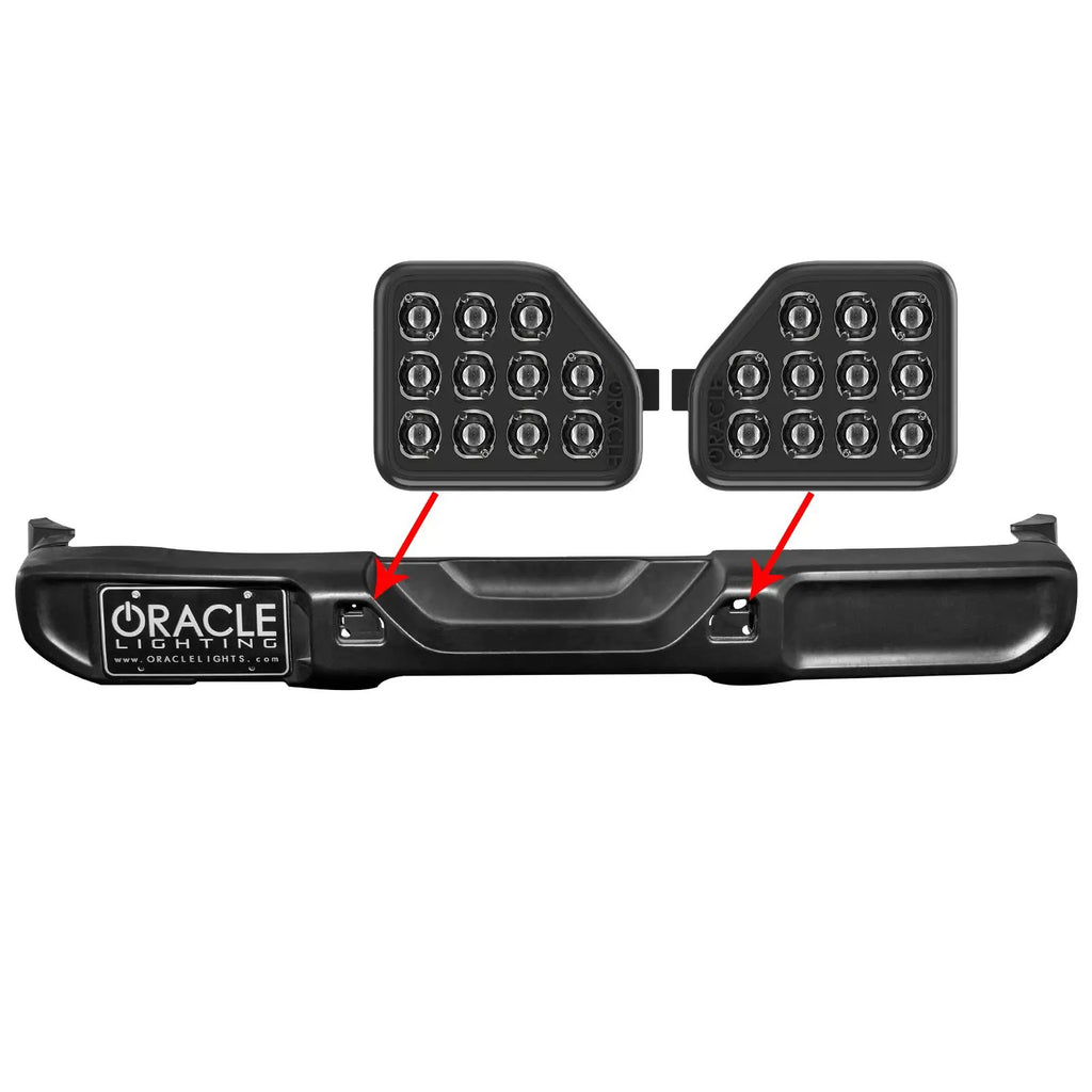 ORACLE Lighting Rear Bumper LED Reverse Lights for Jeep Wrangler JL by Oracle Lighting