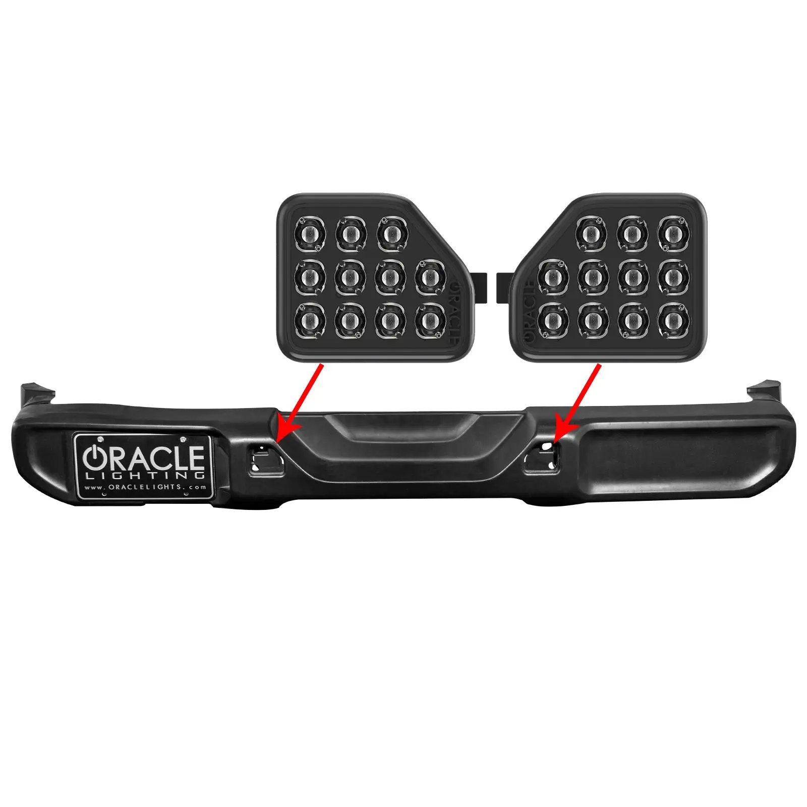 ORACLE Lighting Rear Bumper LED Reverse Lights for Jeep Wrangler JL by Oracle Lighting