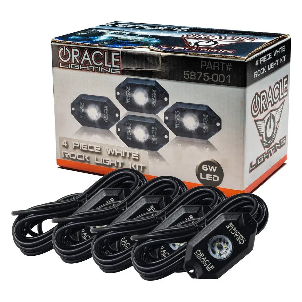ORACLE Lighting Underbody Wheel Well Rock Light Kit - White (4PCS) by Oracle Lighting