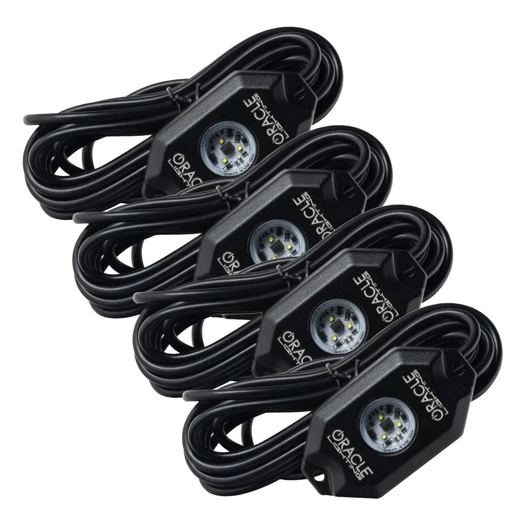 ORACLE Lighting Underbody Wheel Well Rock Light Kit - White (4PCS) by Oracle Lighting