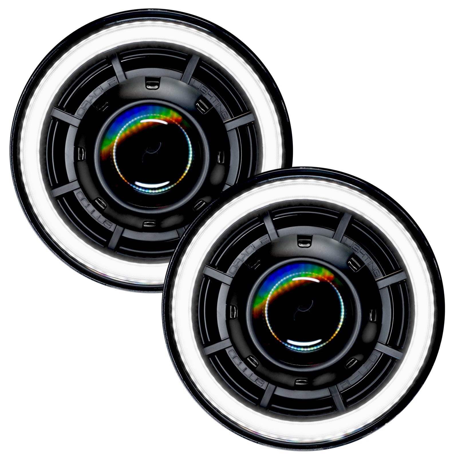 ORACLE Lighting Oculus(TM) 7" Bi-LED Projector Headlights for Jeep Wrangler JK by Oracle Lighting