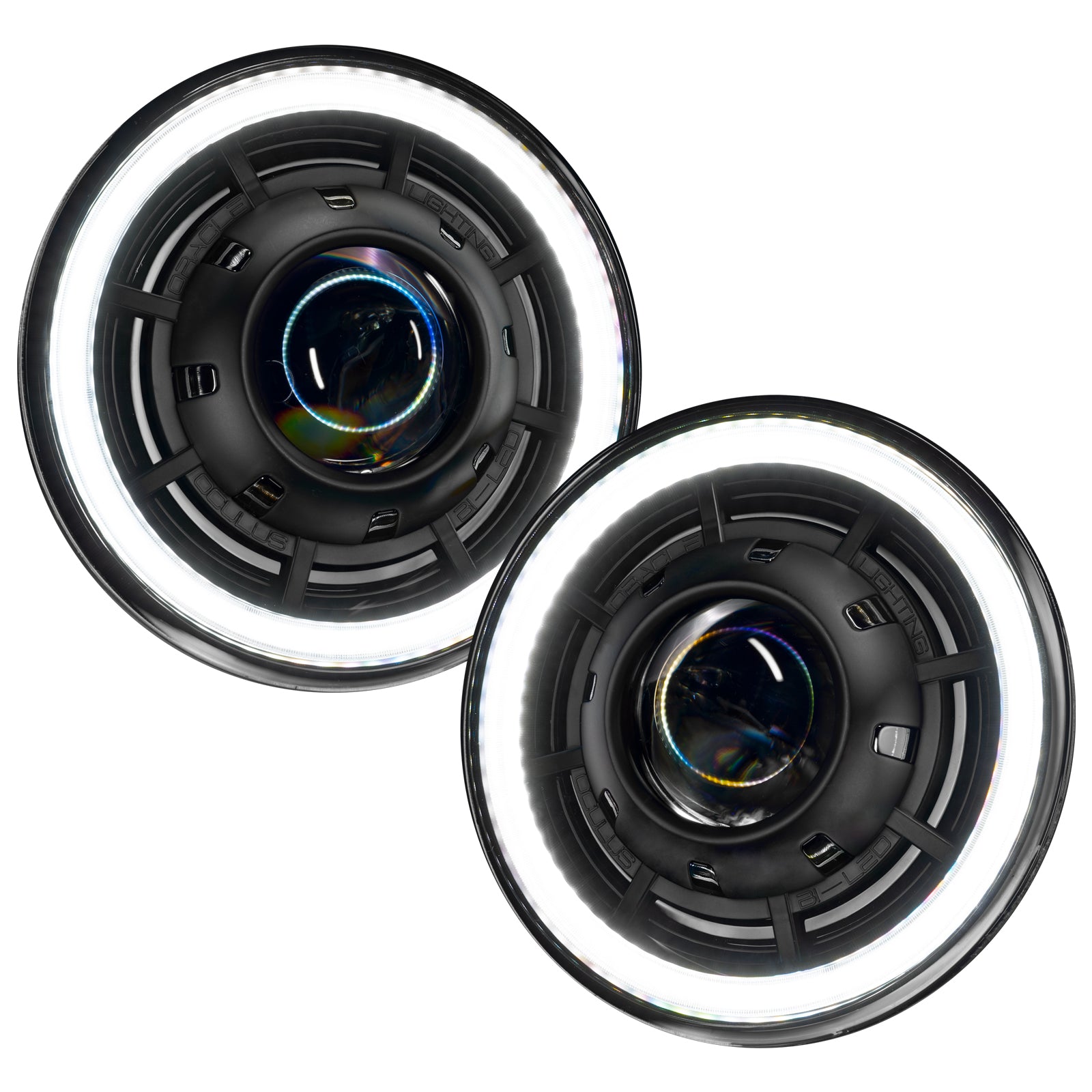 Oculus(tm) 7" Switchback Bi-LED Projector Headlights for Jeep Wrangler JK by Oracle Lighting