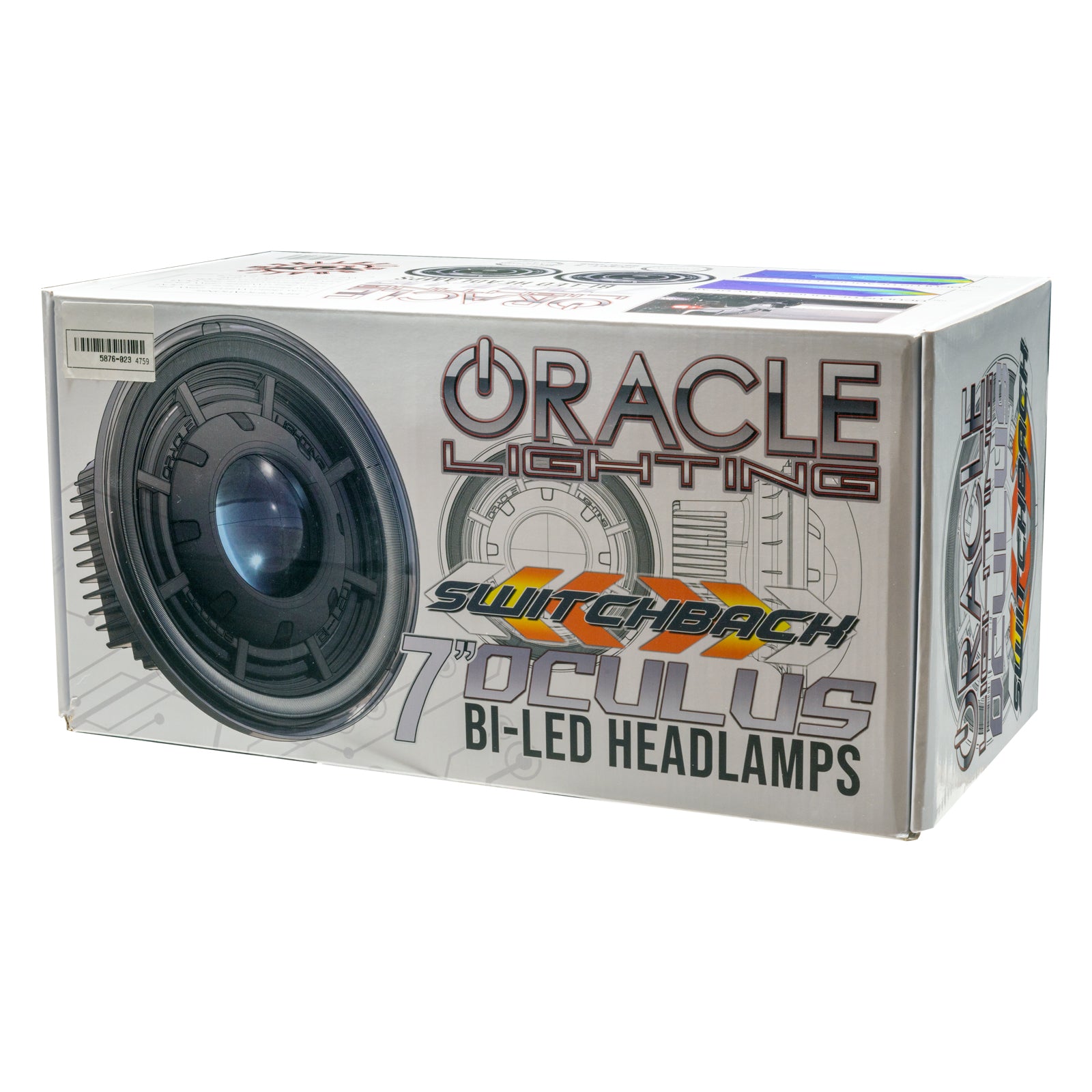 Oculus(tm) 7" Switchback Bi-LED Projector Headlights for Jeep Wrangler JK by Oracle Lighting