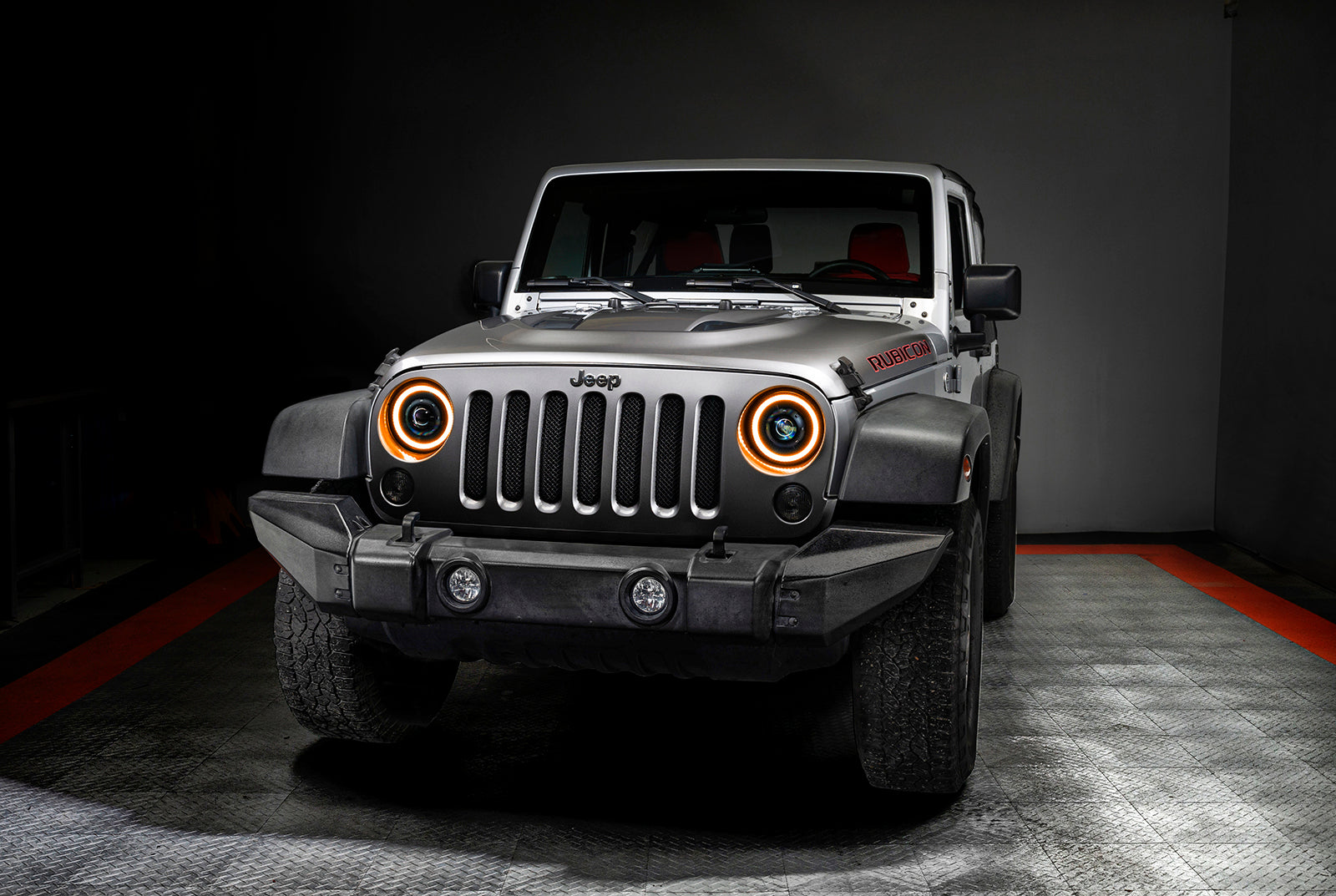 Oculus(tm) 7" Switchback Bi-LED Projector Headlights for Jeep Wrangler JK by Oracle Lighting