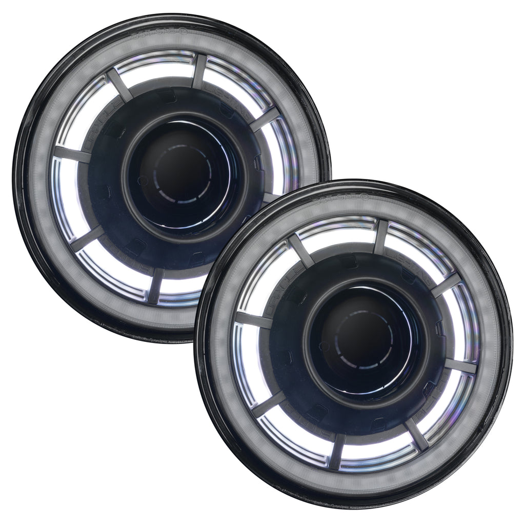 Oculus(tm) 7" ColorSHIFT(tm) Bi-LED Projector Headlights for Jeep Wrangler JK by Oracle Lighting