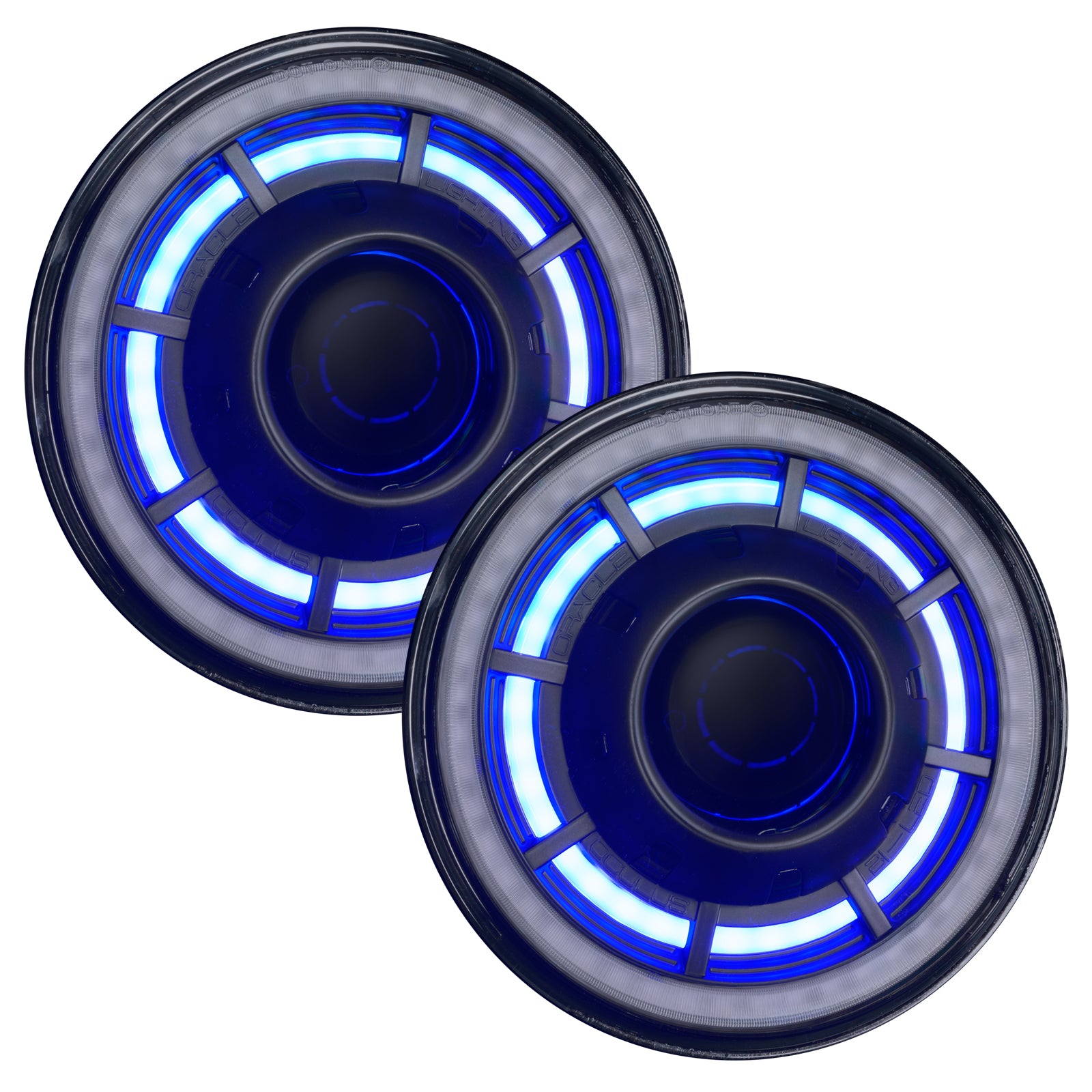 Oculus(tm) 7" ColorSHIFT(tm) Bi-LED Projector Headlights for Jeep Wrangler JK by Oracle Lighting