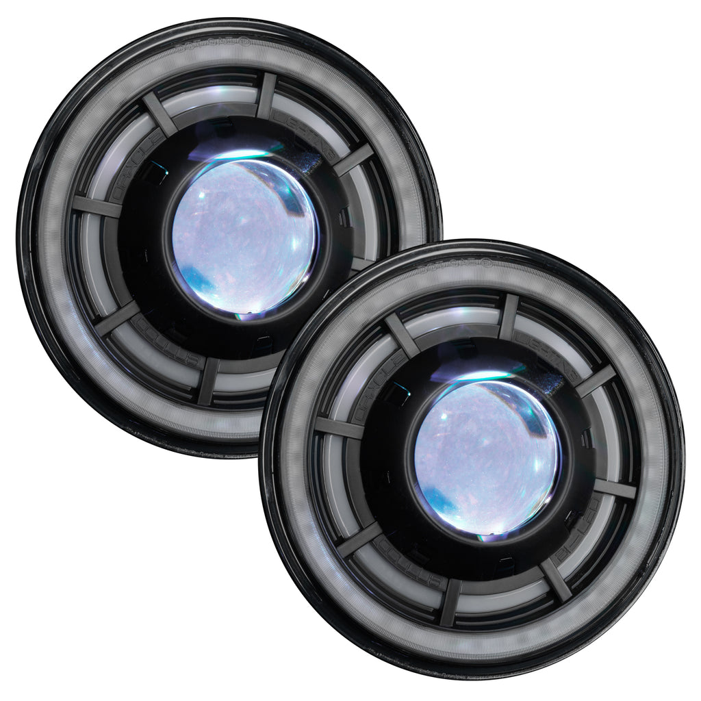 Oculus(tm) 7" ColorSHIFT(tm) Bi-LED Projector Headlights for Jeep Wrangler JK by Oracle Lighting
