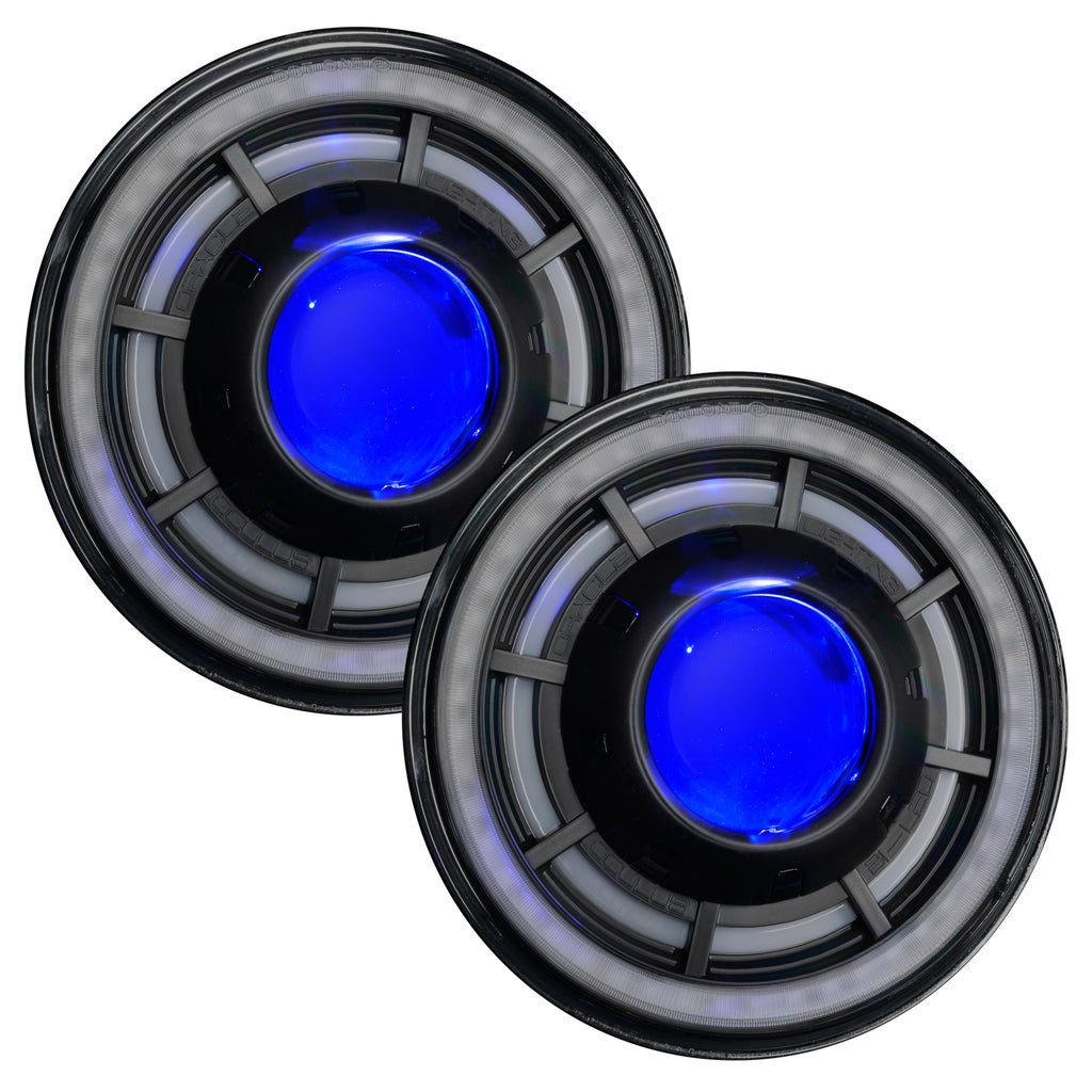 Oculus(tm) 7" ColorSHIFT(tm) Bi-LED Projector Headlights for Jeep Wrangler JK by Oracle Lighting