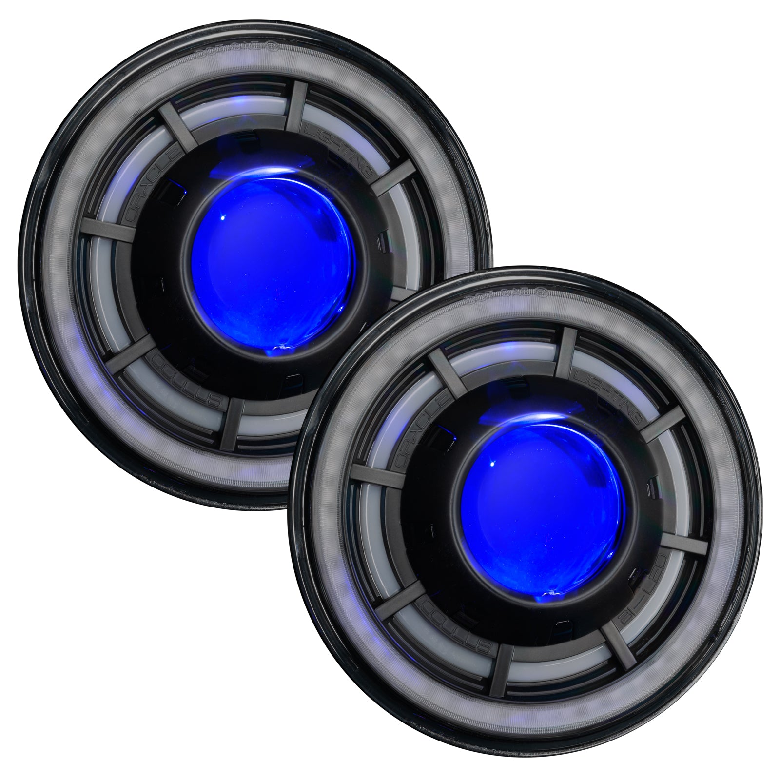 Oculus(tm) 7" ColorSHIFT(tm) Bi-LED Projector Headlights for Jeep Wrangler JK by Oracle Lighting