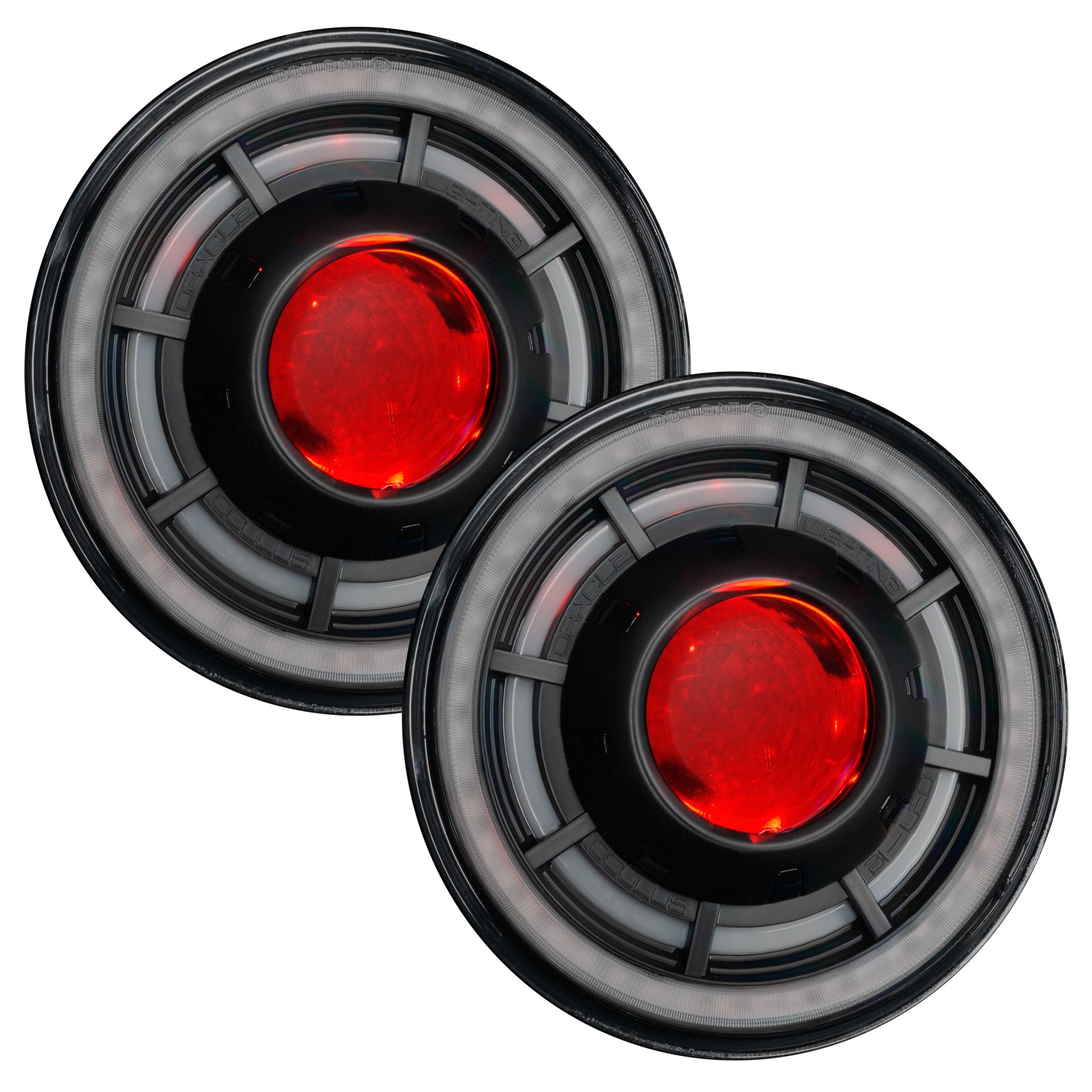 Oculus(tm) 7" ColorSHIFT(tm) Bi-LED Projector Headlights for Jeep Wrangler JK by Oracle Lighting