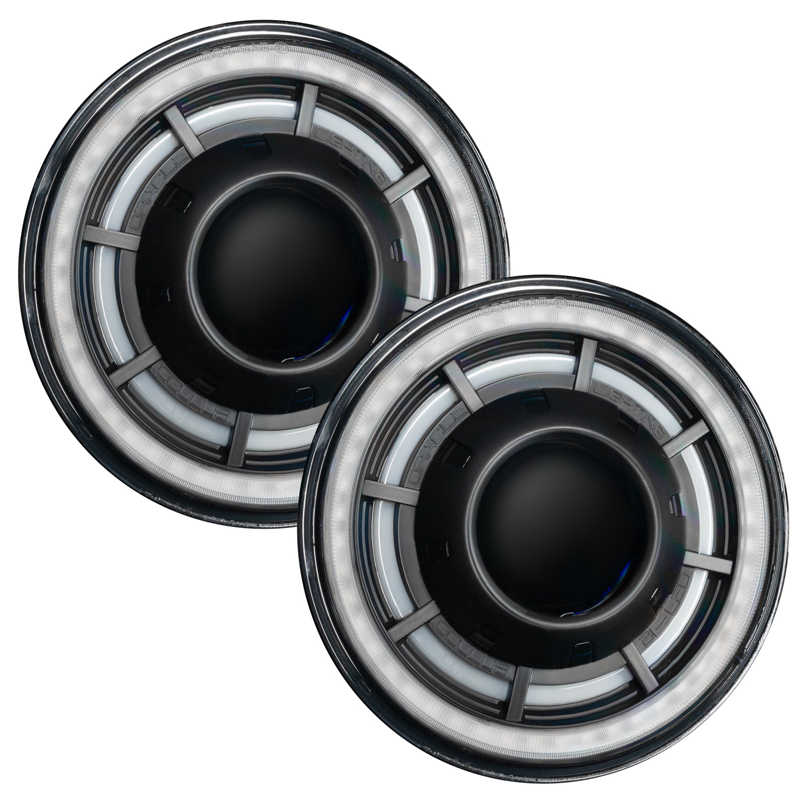 Oculus(TM) 7" ColorSHIFT Bi-LED Projector Headlights for Jeep Wrangler JK by Oracle Lighting