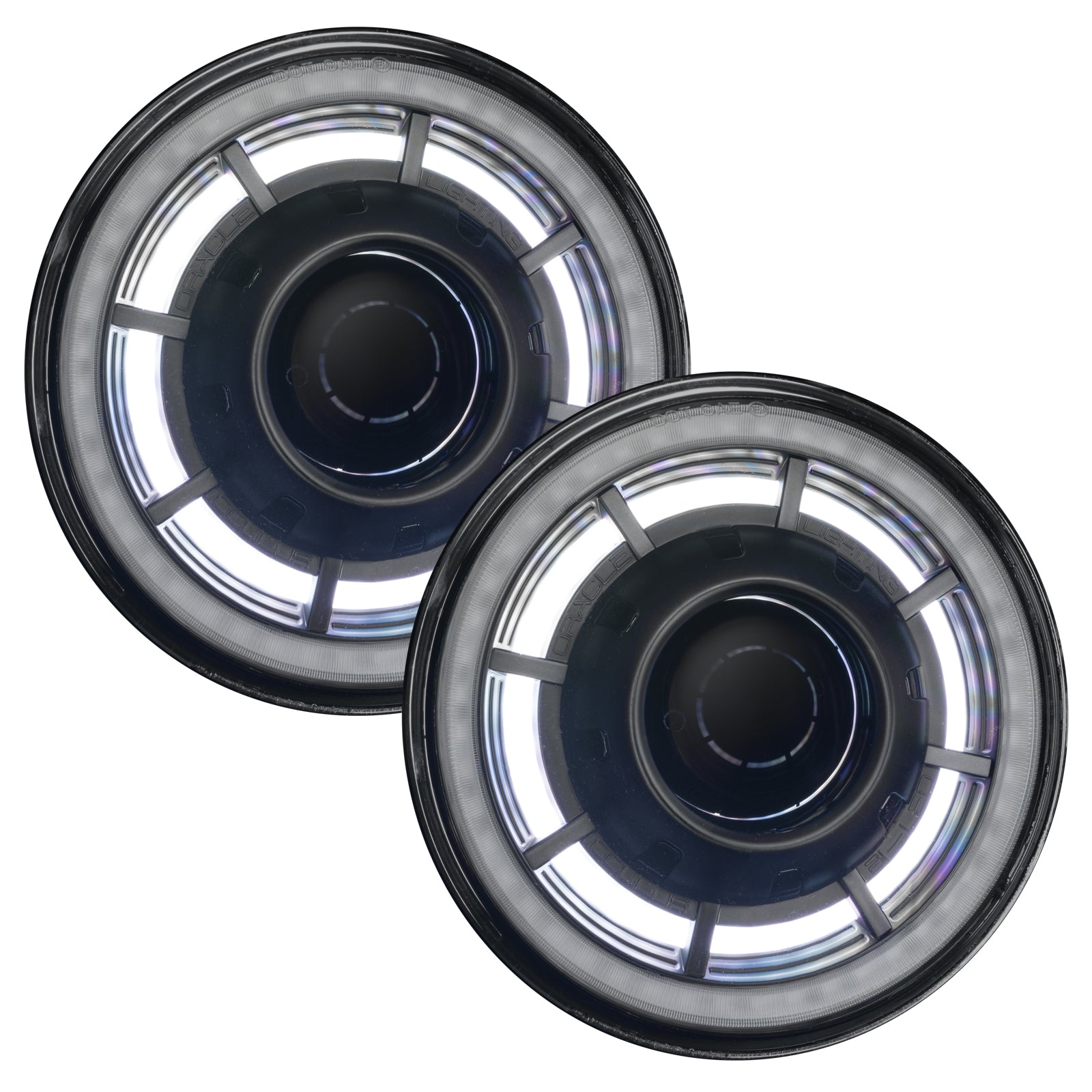 Oculus(TM) 7" ColorSHIFT Bi-LED Projector Headlights for Jeep Wrangler JK by Oracle Lighting