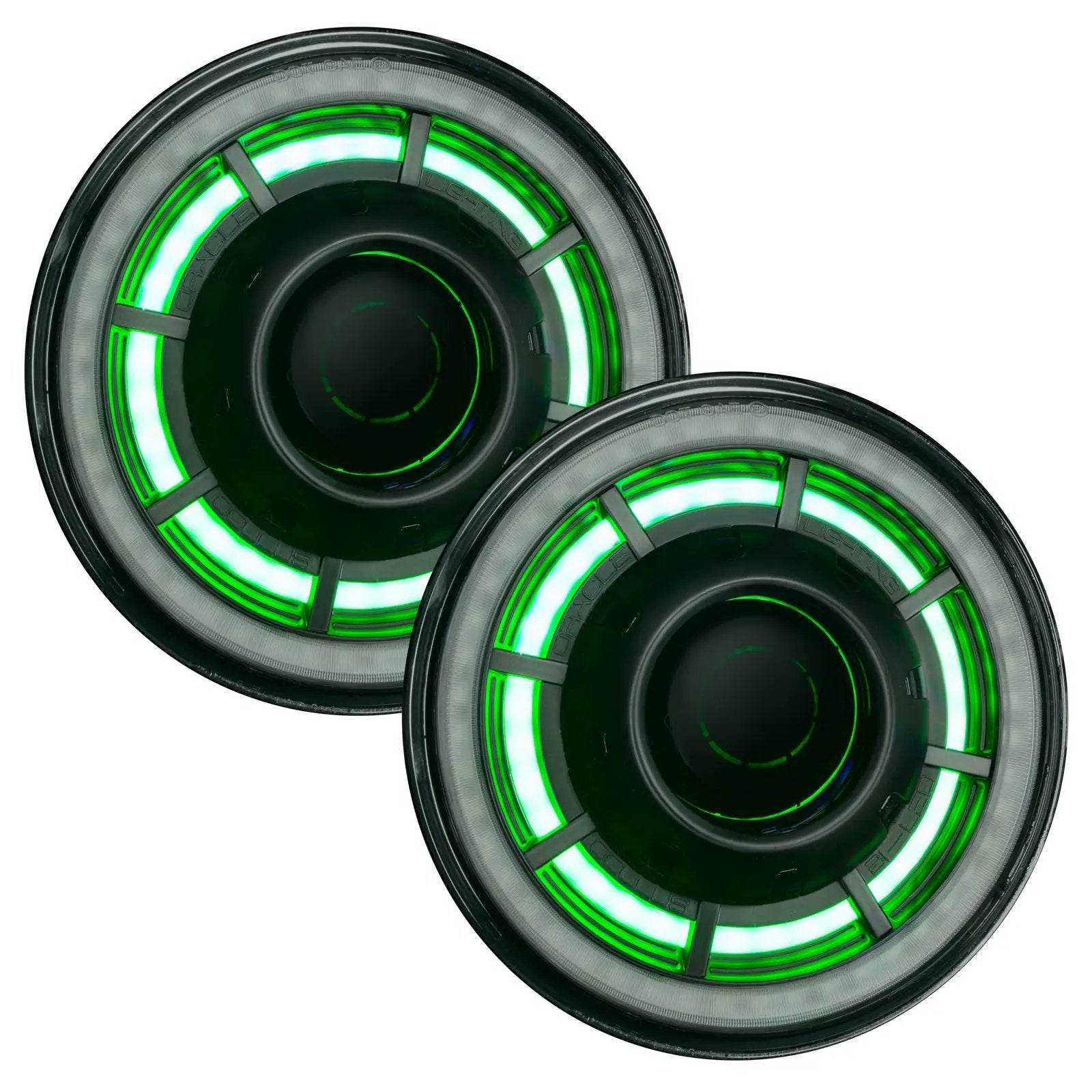 Oculus(TM) 7" ColorSHIFT Bi-LED Projector Headlights for Jeep Wrangler JK by Oracle Lighting