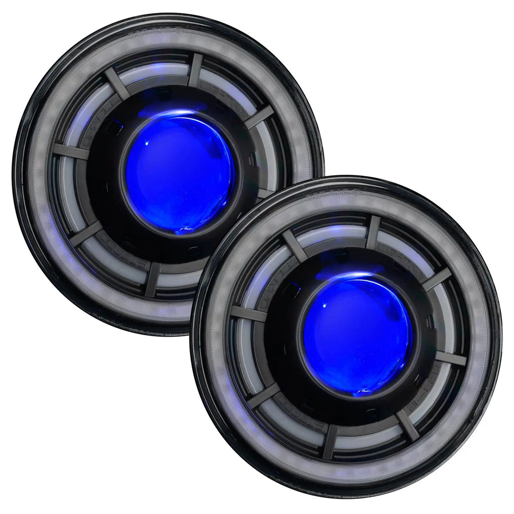 Oculus(TM) 7" ColorSHIFT Bi-LED Projector Headlights for Jeep Wrangler JK by Oracle Lighting
