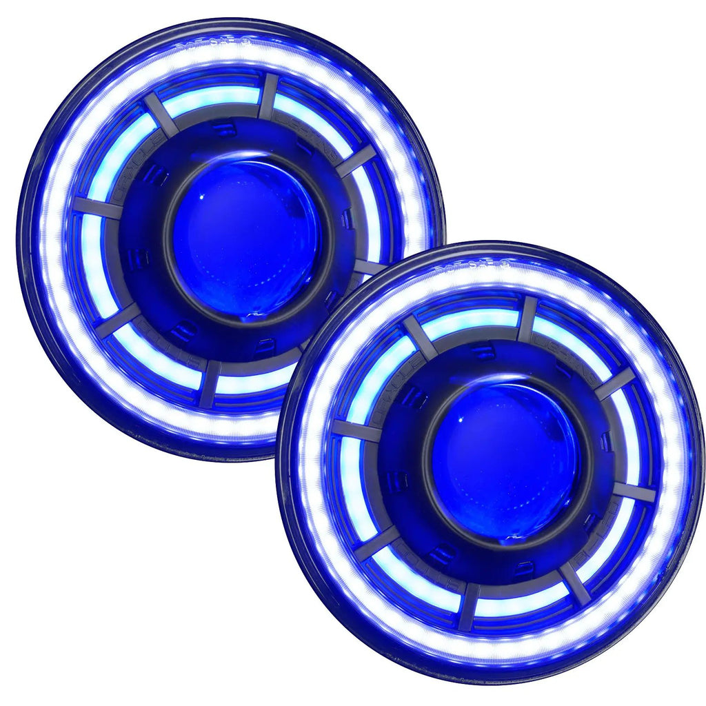 Oculus(TM) 7" ColorSHIFT Bi-LED Projector Headlights for Jeep Wrangler JK by Oracle Lighting