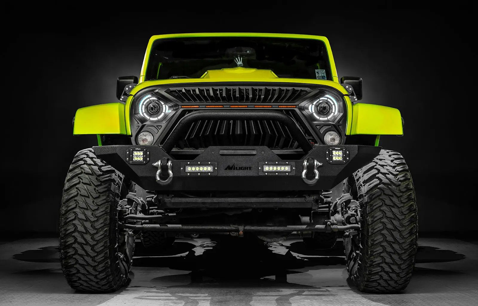Oculus(TM) 7" ColorSHIFT Bi-LED Projector Headlights for Jeep Wrangler JK by Oracle Lighting
