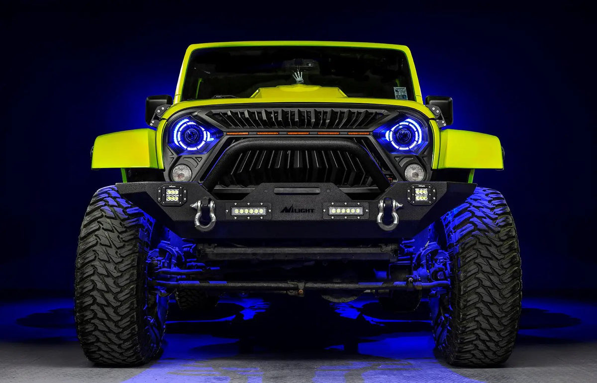 Oculus(TM) 7" ColorSHIFT Bi-LED Projector Headlights for Jeep Wrangler JK by Oracle Lighting