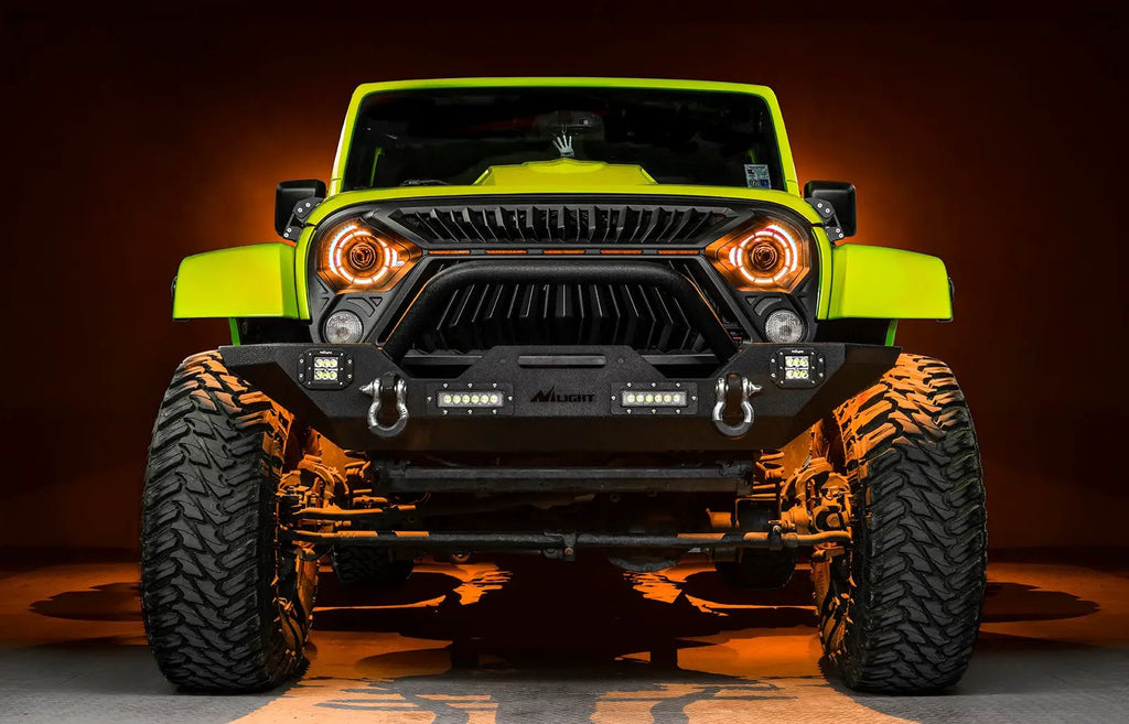 Oculus(TM) 7" ColorSHIFT Bi-LED Projector Headlights for Jeep Wrangler JK by Oracle Lighting