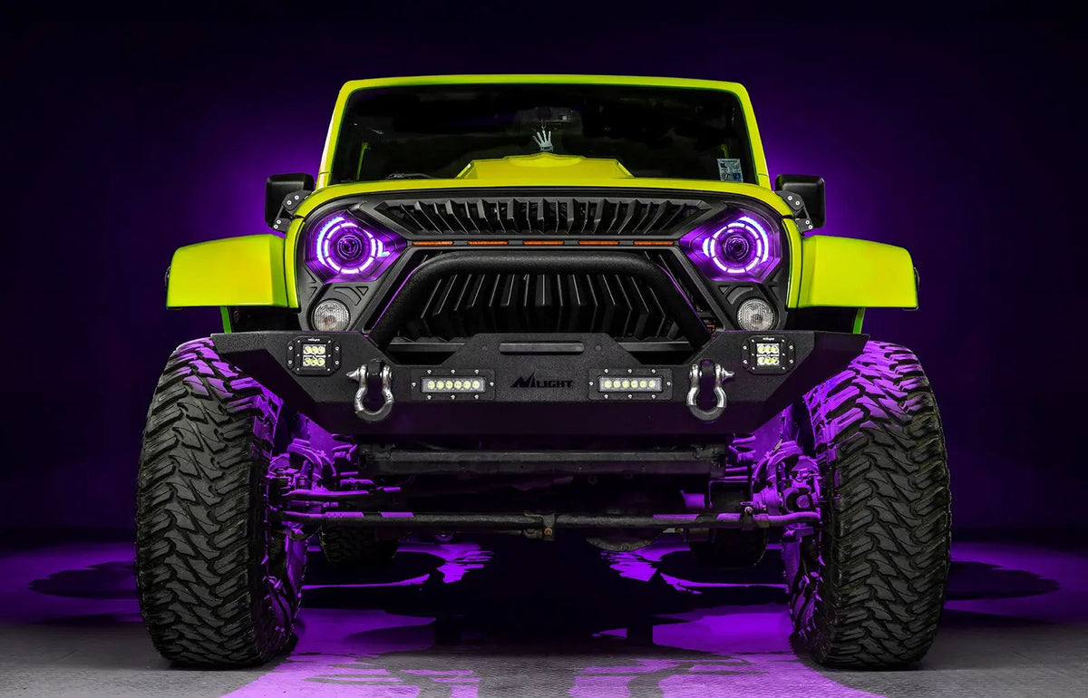 Oculus(TM) 7" ColorSHIFT Bi-LED Projector Headlights for Jeep Wrangler JK by Oracle Lighting