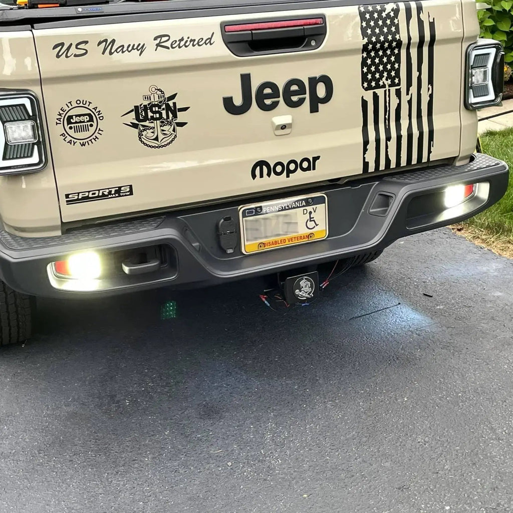 ORACLE Lighting Rear Bumper LED Reverse Lights for Jeep Gladiator JT by Oracle Lighting