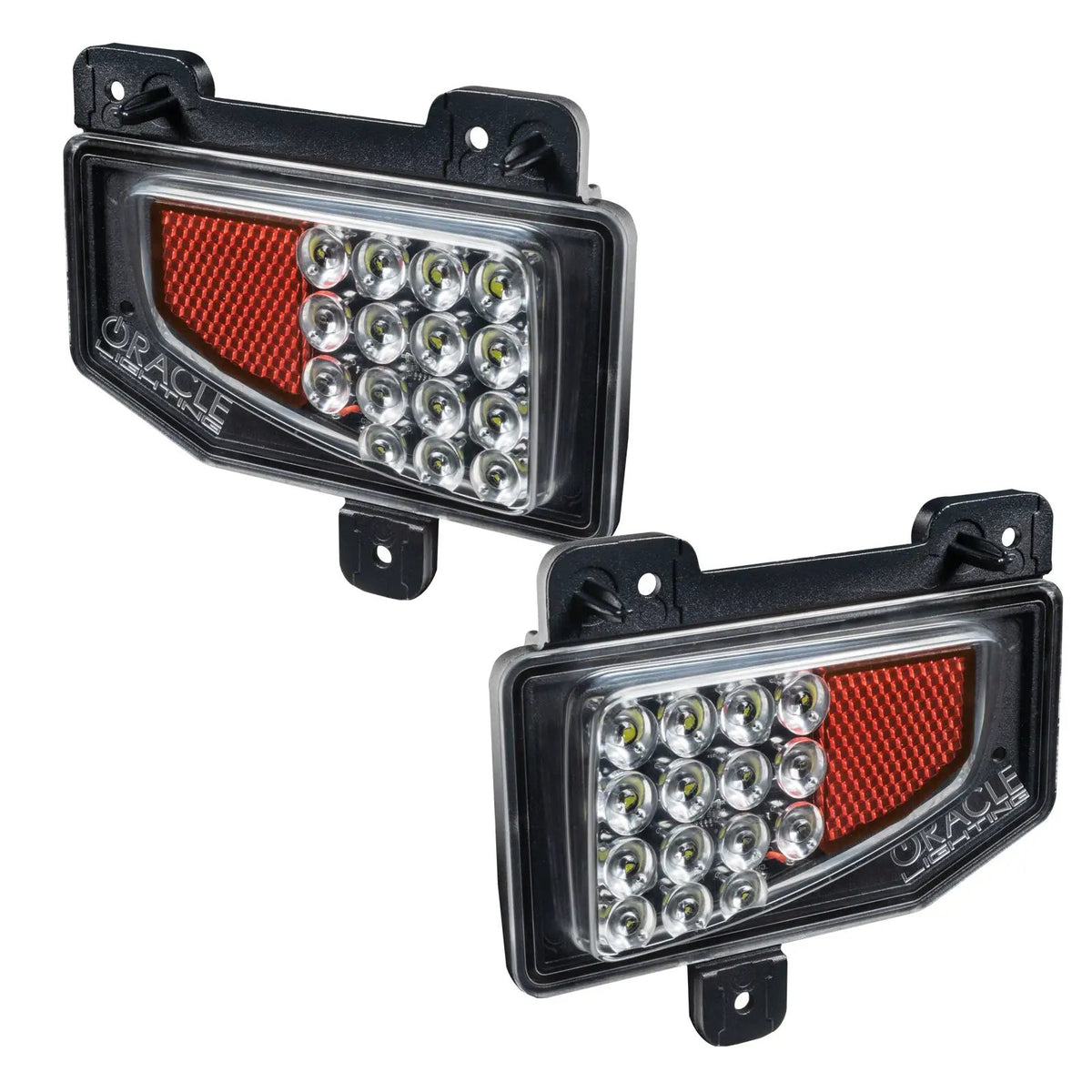 Rear Bumper LED Reverse Lights for Jeep Gladiator JT w/Plug & Play Harness by Oracle Lighting