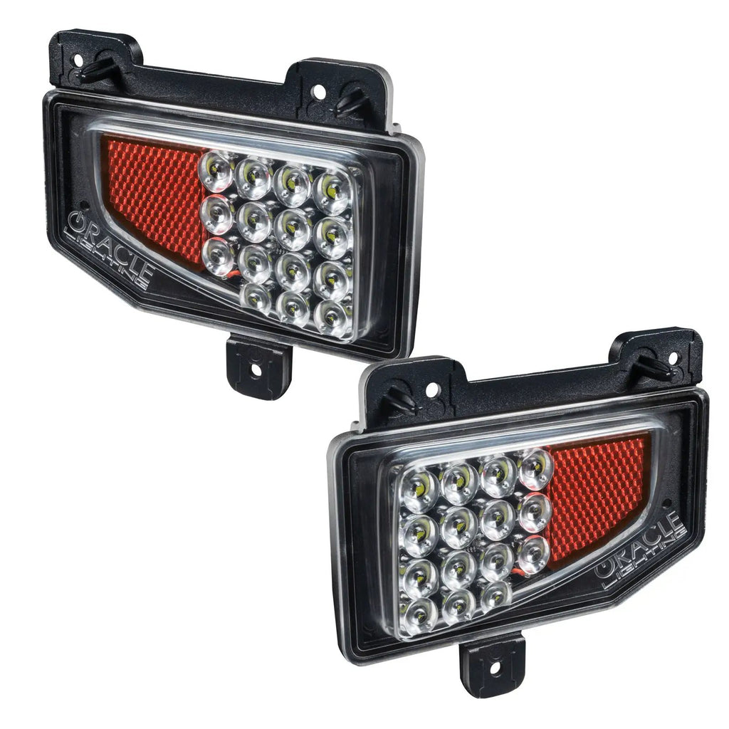 Rear Bumper LED Reverse Lights for Jeep Gladiator JT w/Plug & Play Harness by Oracle Lighting