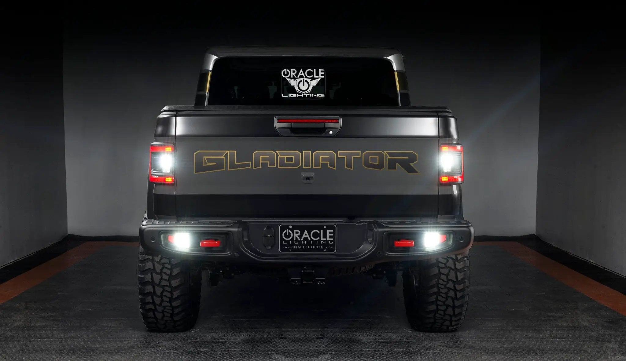 Rear Bumper LED Reverse Lights for Jeep Gladiator JT w/Plug & Play Harness by Oracle Lighting