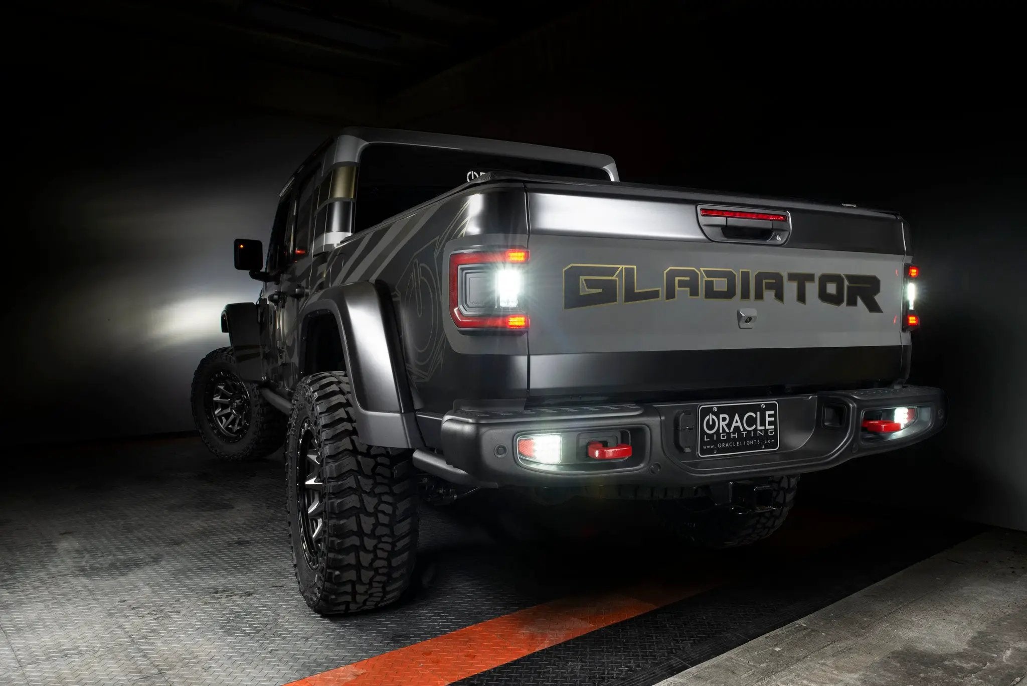 Rear Bumper LED Reverse Lights for Jeep Gladiator JT w/Plug & Play Harness by Oracle Lighting