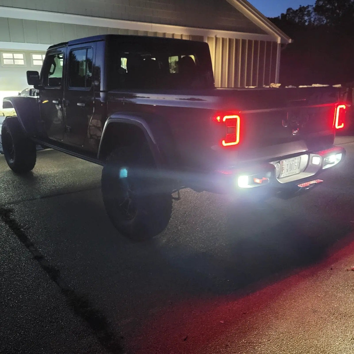 Rear Bumper LED Reverse Lights for Jeep Gladiator JT w/Plug & Play Harness by Oracle Lighting