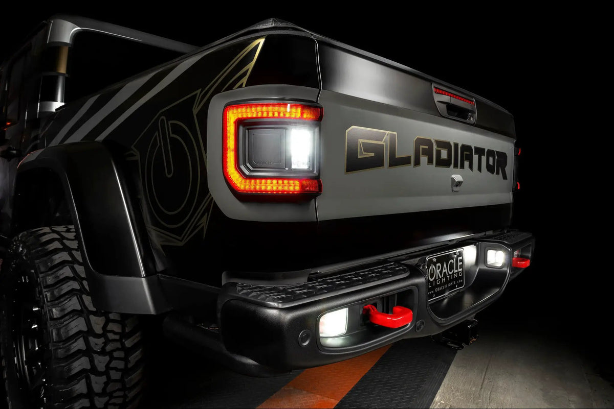ORACLE Lighting Flush Mount LED Tail Lights for Jeep Gladiator JT by Oracle Lighting
