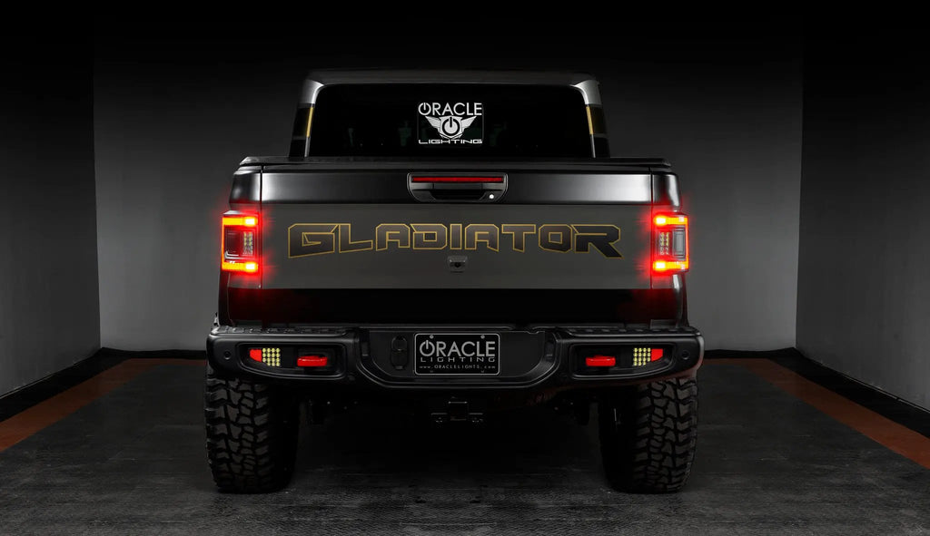 ORACLE Lighting Flush Mount LED Tail Lights for Jeep Gladiator JT by Oracle Lighting