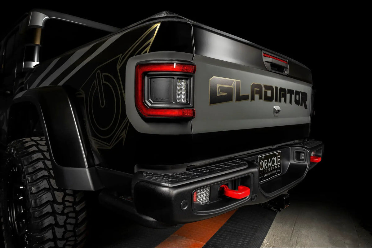 ORACLE Lighting Flush Mount LED Tail Lights for Jeep Gladiator JT by Oracle Lighting