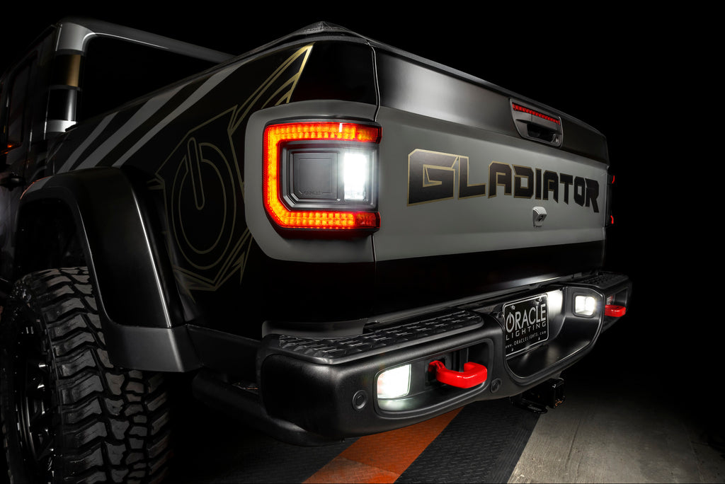 ORACLE Lighting Flush Mount LED Tail Lights for Jeep Gladiator JT by Oracle Lighting